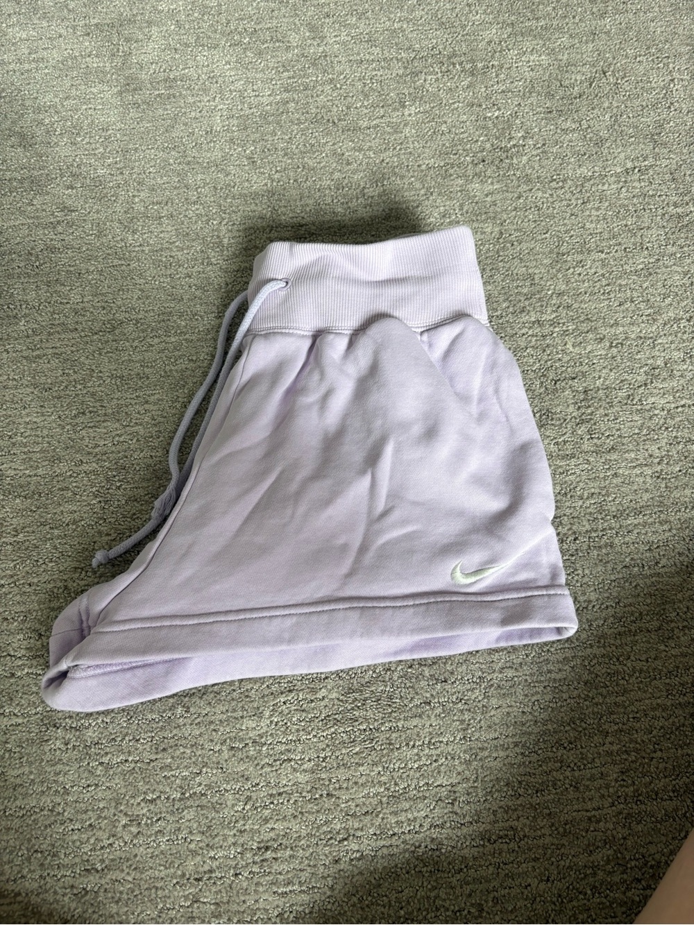 Nike Women's Lavender Soft-Fleece Shorts